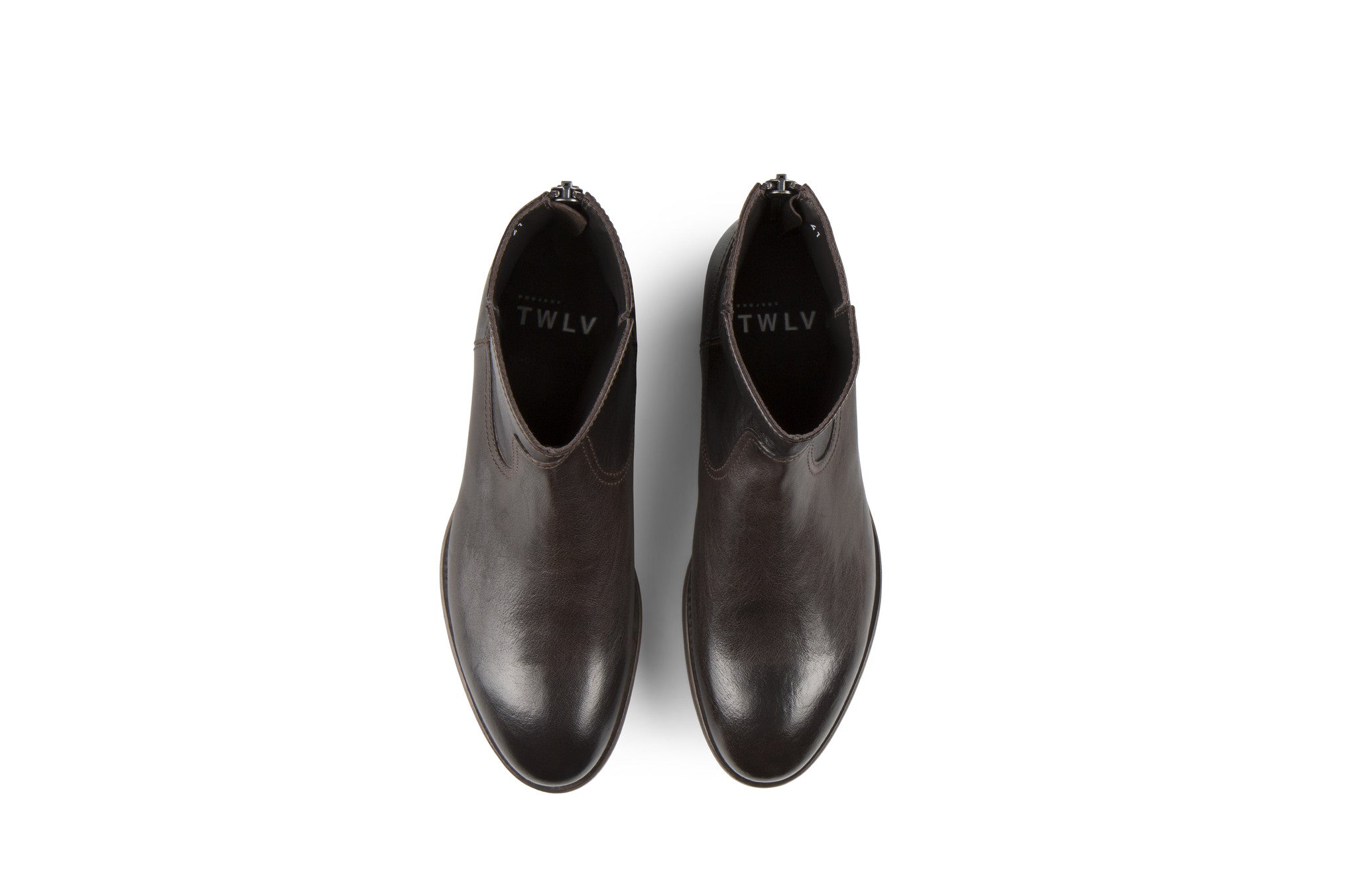 Hanoi Dark Brown Kangaroo Leather Chelsea Boots