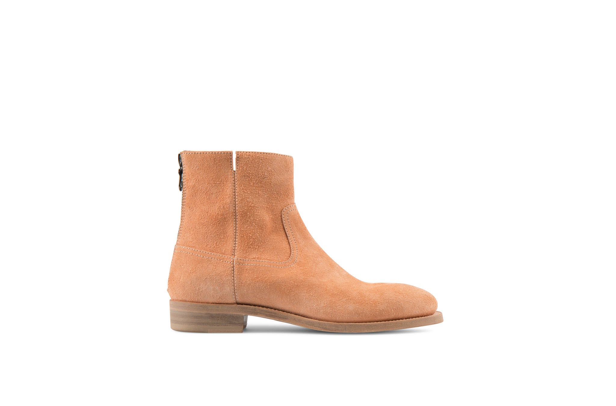 Flame Sand Tärnsjö Eco Suede Leather Zipper Boots