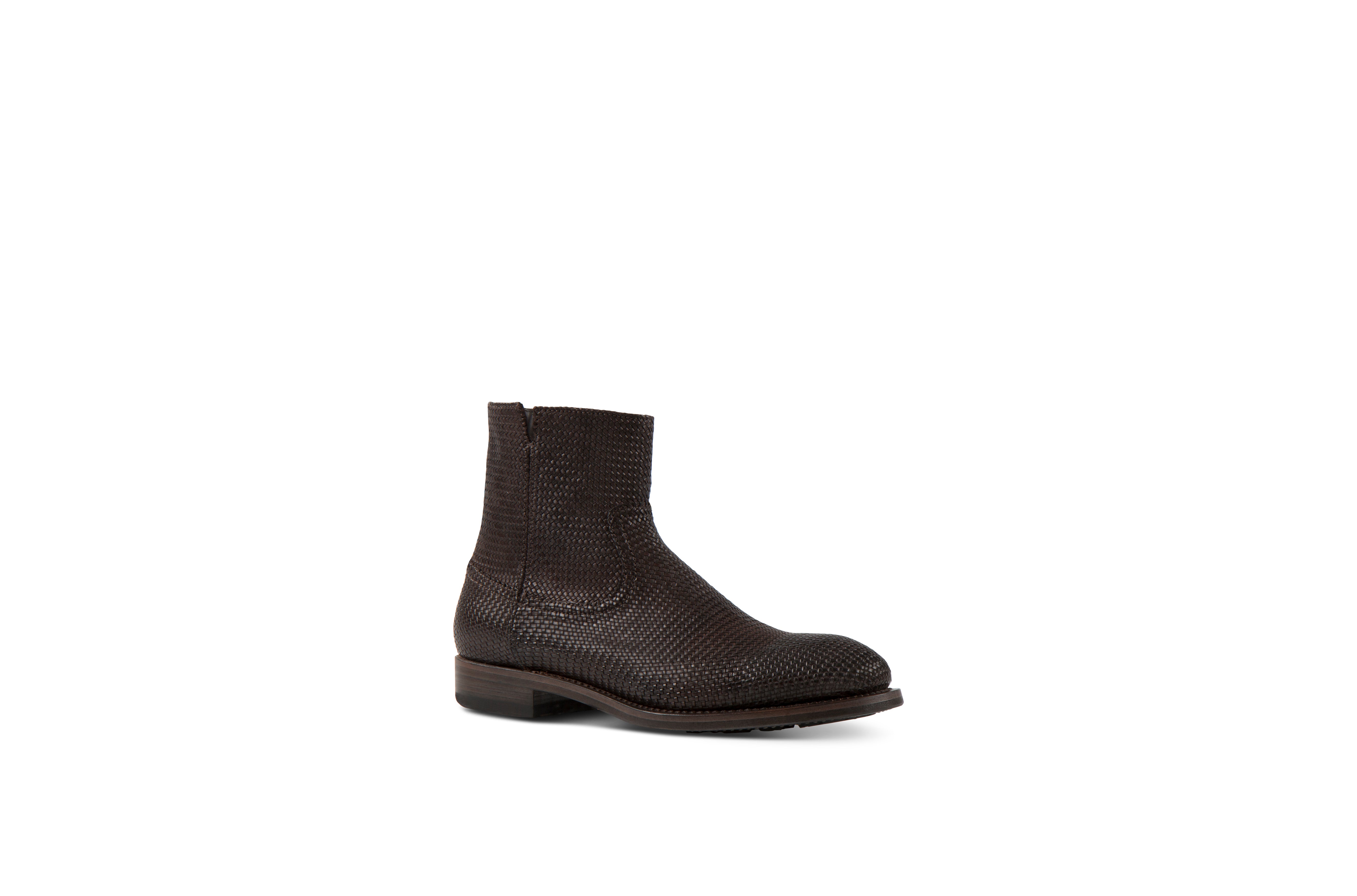 Flame Vegas Tmoro Kangaroo Dip Dye Leather Zipper Boots