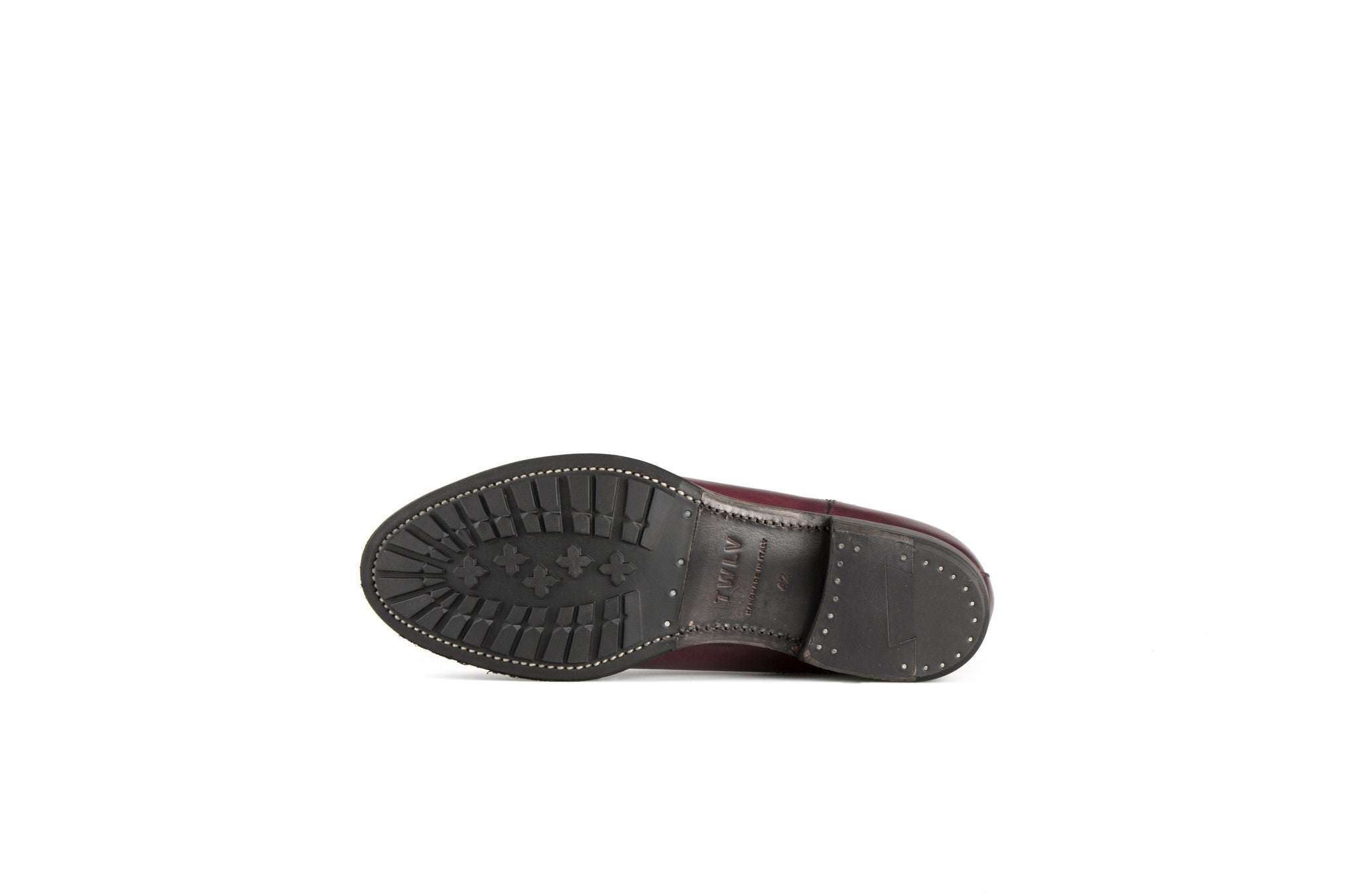 Hanoi Burgundy Cordovan Leather Chelsea Boots