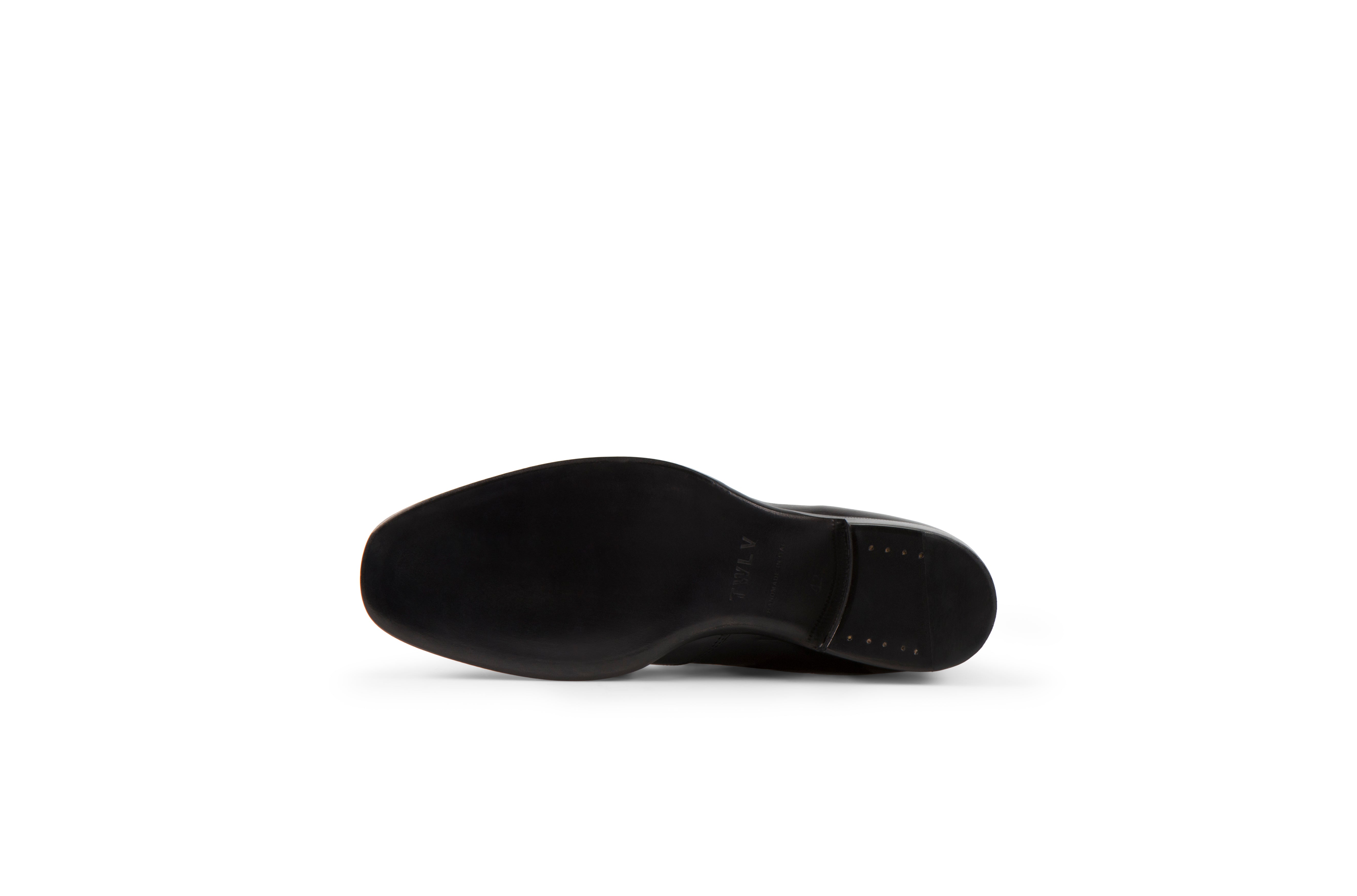 Jay Black Soft Cordovan Leather Chelsea Boots