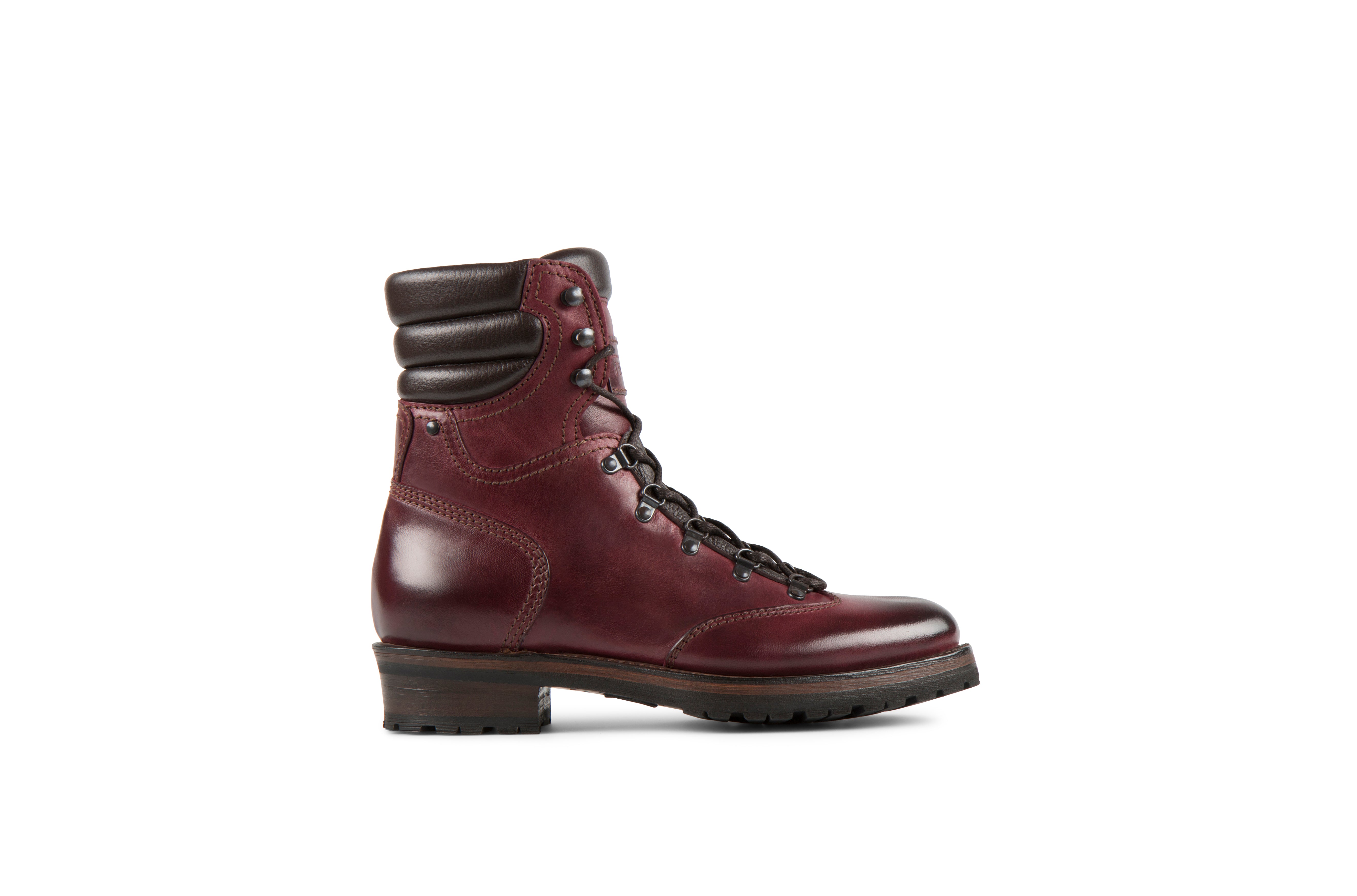 Reflex Burgundy Cordovan Leather Hiker Boot