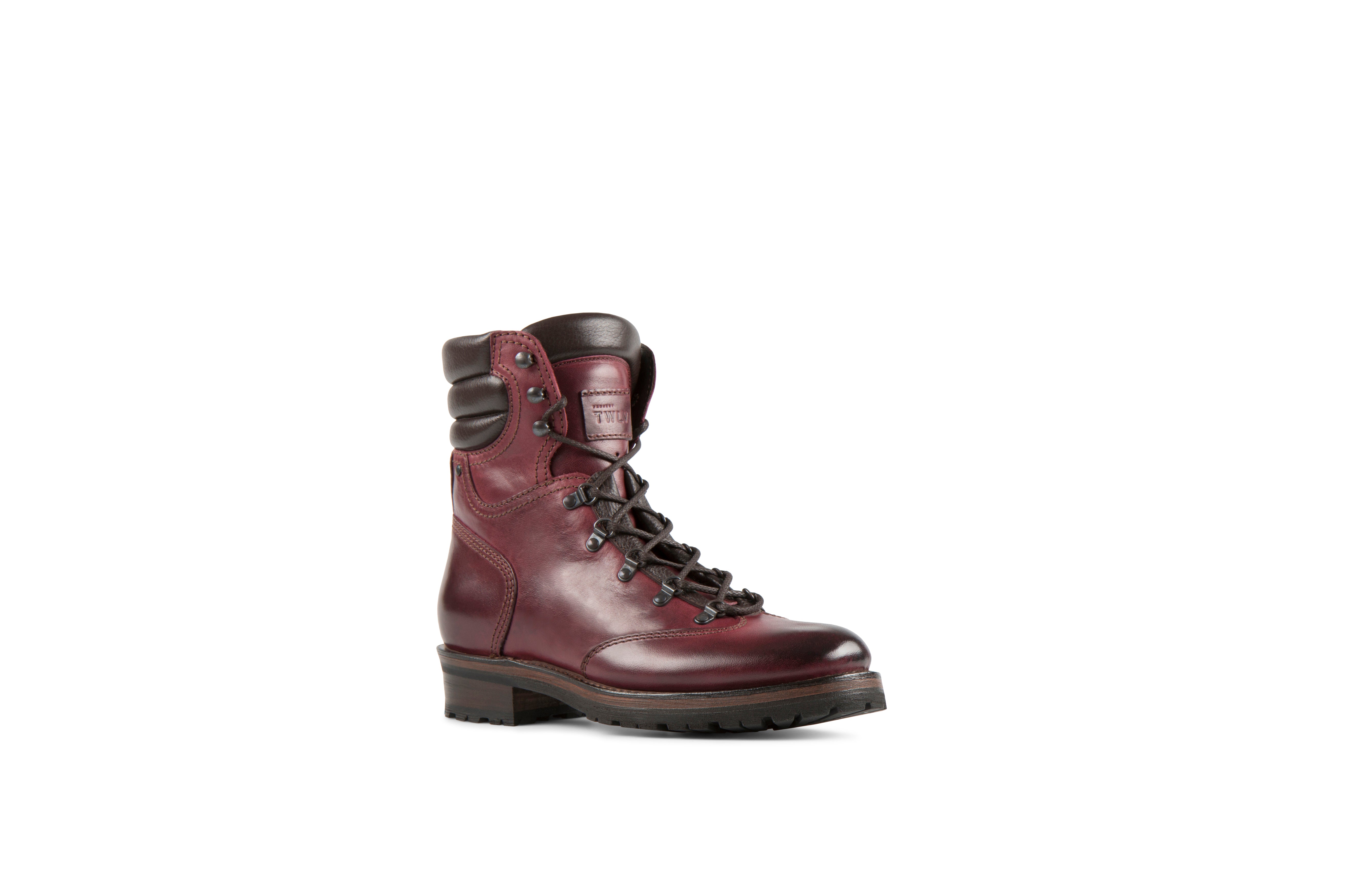 Reflex Burgundy Cordovan Leather Hiker Boot