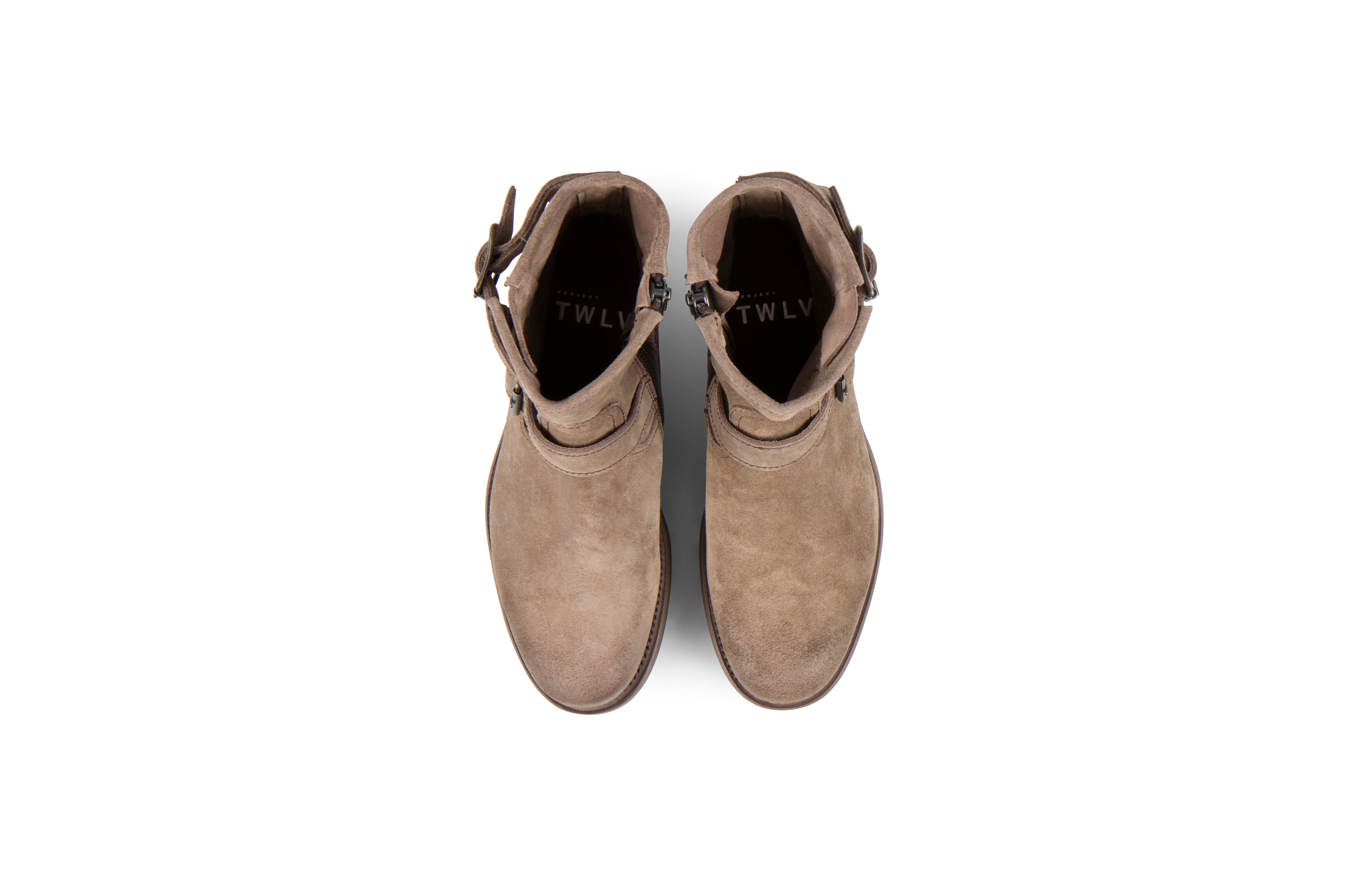 Lowrider Sand Suede Leather Rock Boots